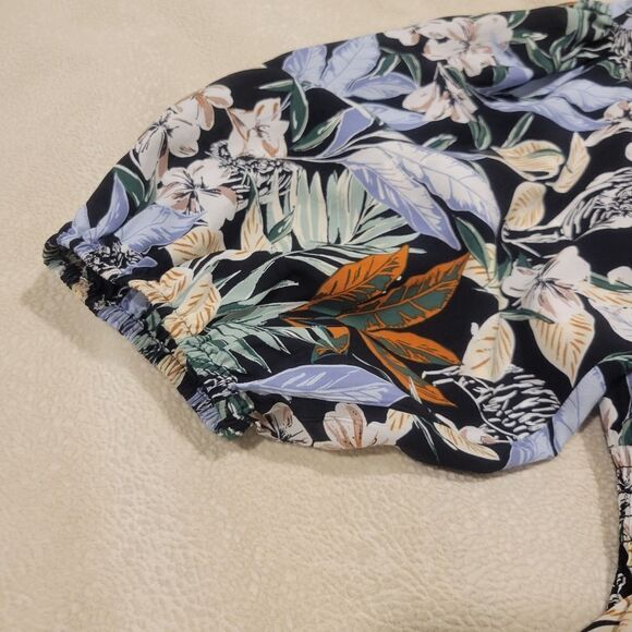 Maje Jungle Noir Blouse, Size 2 (Med/10) - Picture 5 of 14